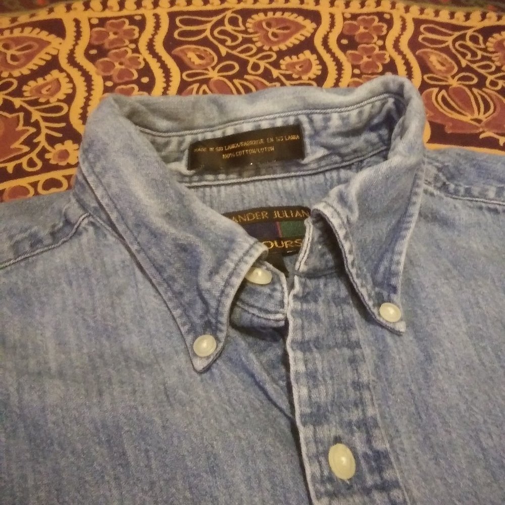 Alexander Julian Colours vintage denim shirt